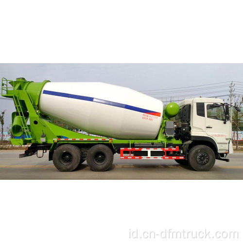 Teknik menggunakan truk pengaduk drum beton